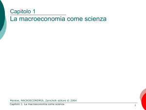 Macroeconomia come scienza