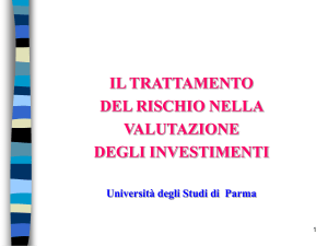 Grado di leva finanziaria - Università degli Studi di Parma