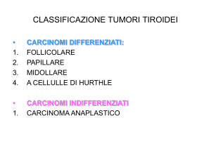 Carcinomi Tiroide ed Iperparatiroidismi