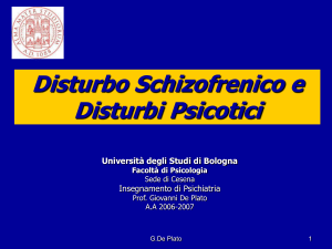 LE FASI DELLA SCHIZOFRENIA