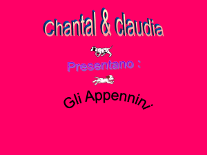 Gli Appennini - WordPress.com