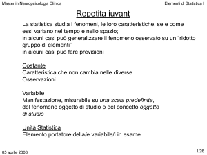 Diapositiva 1 - Università degli Studi di Palermo