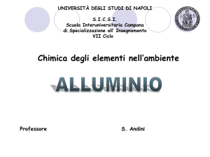 alluminio - Docenti.unina