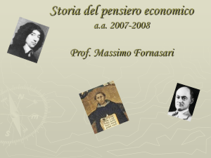 Storia del pensiero economico a.a. 2004-2005