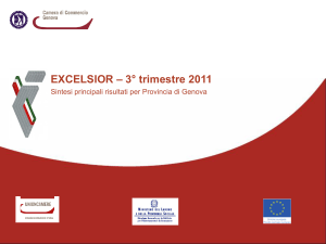 Sistema Informativo Excelsior – 3° trim. 2011 – Genova