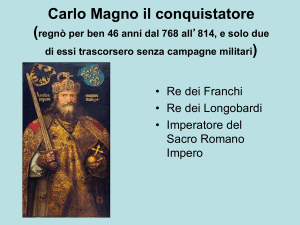 Carlo Magno, imperatore del Sacro Romano Impero