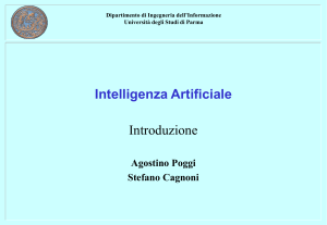 Intelligenza Artificiale A - Università degli Studi di Parma