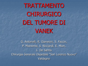 tumore di vanek - Società Triveneta di Chirurgia