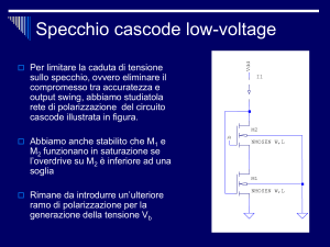 7. Esercitazione Cascode