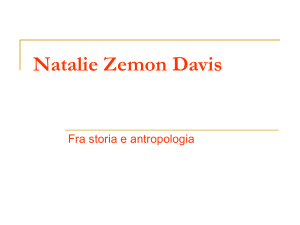 Natalie Zemon Davis e i suoi libri