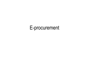 E-procurement