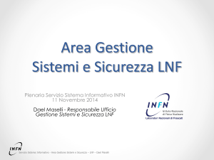 SisInfo_Dael_2014-11-11 - INFN-LNF