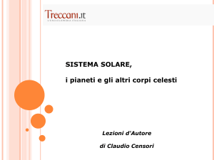 Sistema solare: i pianeti e gli altri corpi celesti (materiale per la LIM)