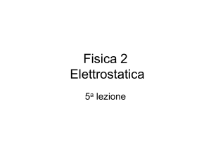 elettrostatica 5 - Sezione di Fisica