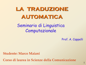 PPT - Dipartimento di Informatica