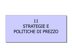 le decisioni di prezzo