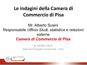 Diapositiva 1 - Provincia di Pisa