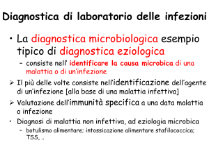 Diagnostica di laboratorio delle infezioni