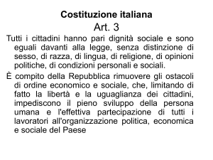 Costituzione italiana Art. 29.