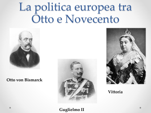 La politica europea tra Otto e Novecento