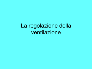 La regolazione della ventilazione