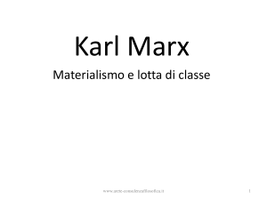 MARX I - Consulenza Filosofica