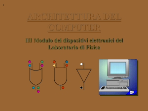 ARCHITETTURA DEL COMPUTER