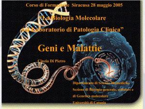 Geni, genoma e malattie