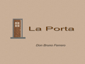 La porta (Don Bruno Ferrero)