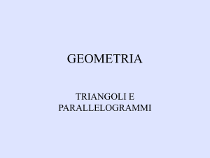 Triangoli e parallelogrammi