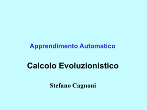 CALCOLO EVOLUZIONISTICO ED ALGORITMI GENETICI