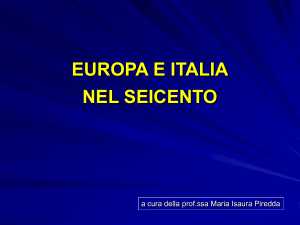 europa e italia nel seicento