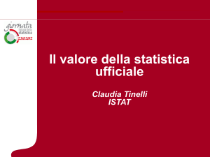 La statistica ufficiale