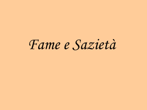 Fame e Sazietà - Axada Catania
