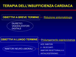 terapia scompenso - Corso di Laurea in Infermieristica