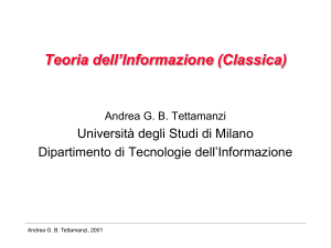 TIC-1 - Dipartimento di Matematica e Informatica