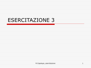 esercitazione