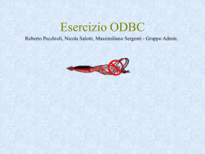 Esercizio ODBC.0