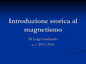 Introduzione storica al magnetismo - Digilander
