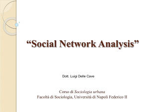 Analisi delle reti sociali