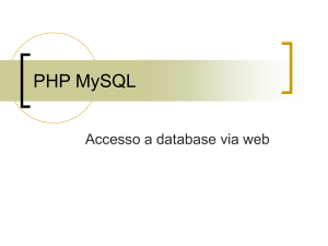 PHP MySQL - Alberto Ferrari