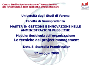 Presentazione di PowerPoint - Università degli Studi di Verona
