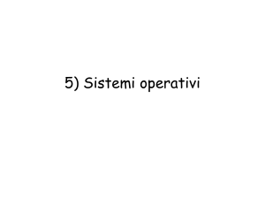 Laboratorio di Calcolo I: sistemi operativi