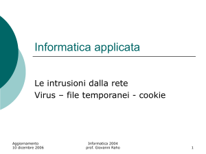 Le intrusioni_virus e c - benvenuto nel sito del laboratorio di