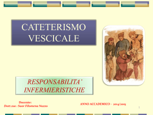 Cateterismo vescicale