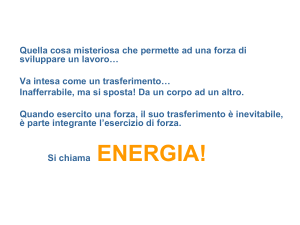 diapositive L`ENERGIA