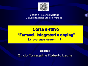 Diapositiva 1 - univr dsnm - Università degli Studi di Verona