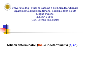I did NOT (didn`t) - Università degli Studi di Cassino