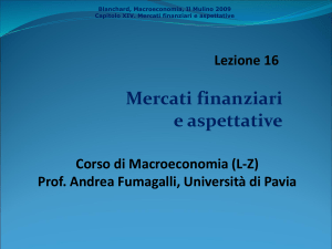 lezione 16- Fumagalli (Aspettative III).