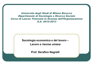 LRU 2012-13 - Dipartimento di Sociologia e Ricerca Sociale